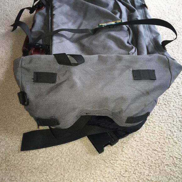 LL Bean Backpack Duffle Bag Gray Tactical Survival Rucksack X Large Vintage - Picture 8 of 15